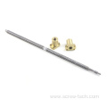 Tr12X4 Good Quality Lead Screw with Two Nuts